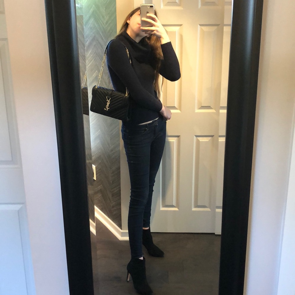 Banana Republic Navy Turtleneck